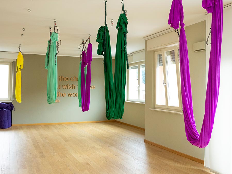 Sala per yoga aereo