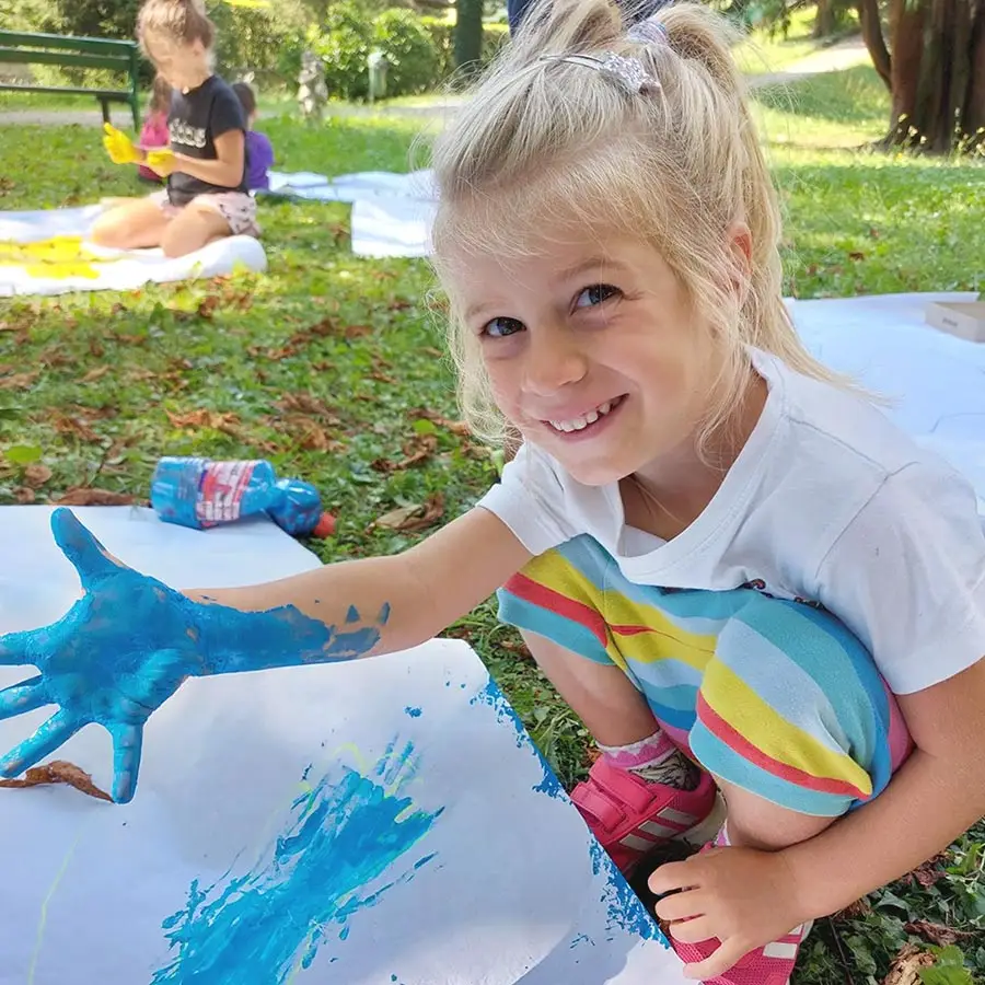 Laboratori in natura con la pittura